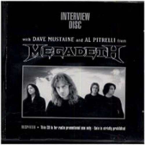 Megadeth Interview Disc CD album (CDLP) UK MEGCDIN189656