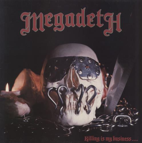 Megadeth Killing Is My Business... - 1st EX vinyl LP album (LP record) UK MEGLPKI799171