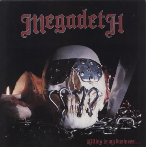 Megadeth Killing Is My Business... - 2nd - Made In England vinyl LP album (LP record) UK MEGLPKI877464
