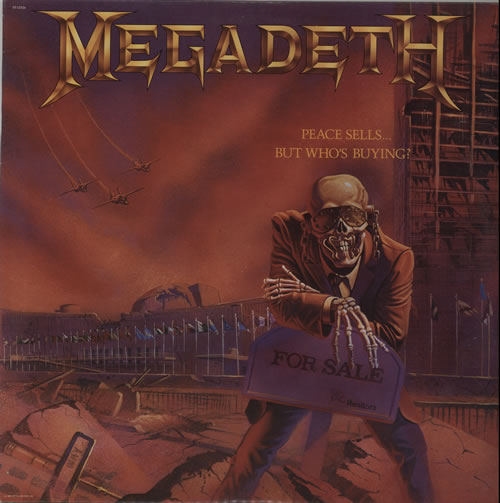Megadeth Peace Sells... But Who's Buying - 1st vinyl LP album (LP record) US MEGLPPE626739