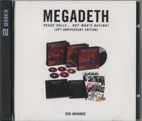 Megadeth Peace Sells... But Who's Buying CD-R acetate US MEGCRPE542226