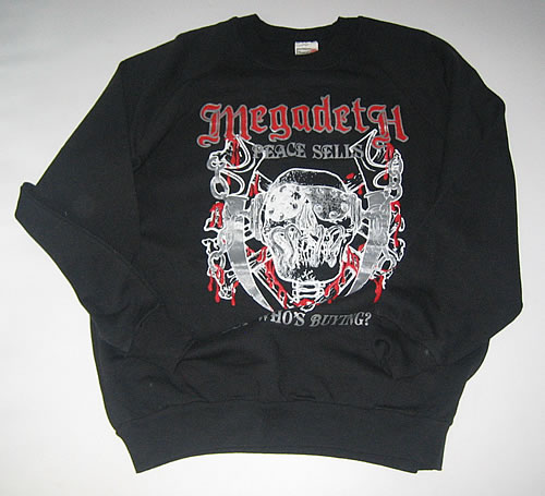 Megadeth Peace Sells...But Who's Buying? - Black - XL clothing UK MEGMCPE356278