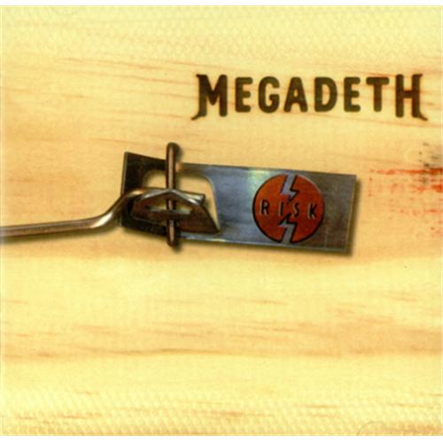 Megadeth Risk - Promo Printed Disc CD album (CDLP) US MEGCDRI145170