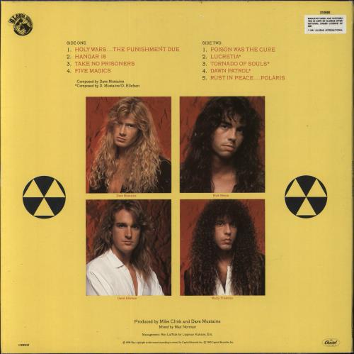 Megadeth Rust In Peace - Purple Vinyl vinyl LP album (LP record) Czech MEGLPRU819989