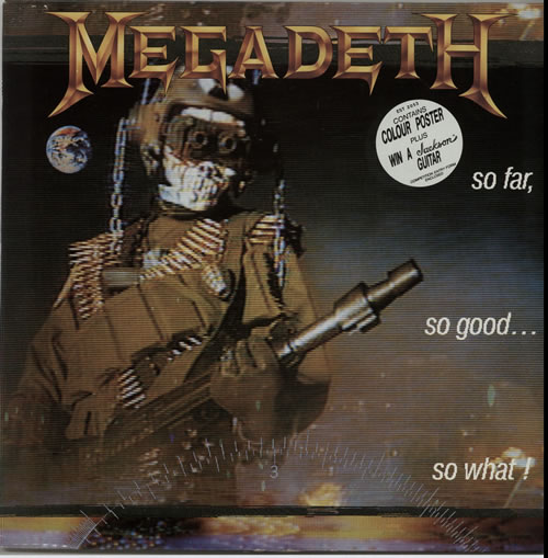 Megadeth So Far, So Good... So What! + Poster vinyl LP album (LP record) UK MEGLPSO586271