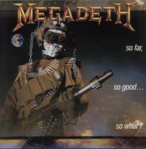 Megadeth So Far, So Good... So What! - VG vinyl LP album (LP record) UK MEGLPSO879256
