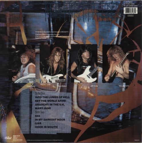 Megadeth So Far, So Good... So What! - VG vinyl LP album (LP record) UK MEGLPSO879256