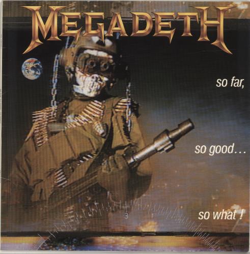 Megadeth So Far, So Good... So What! vinyl LP album (LP record) Spanish MEGLPSO688738