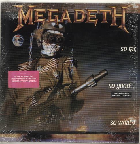 Megadeth So Far, So Good... So What! vinyl LP album (LP record) US MEGLPSO701092