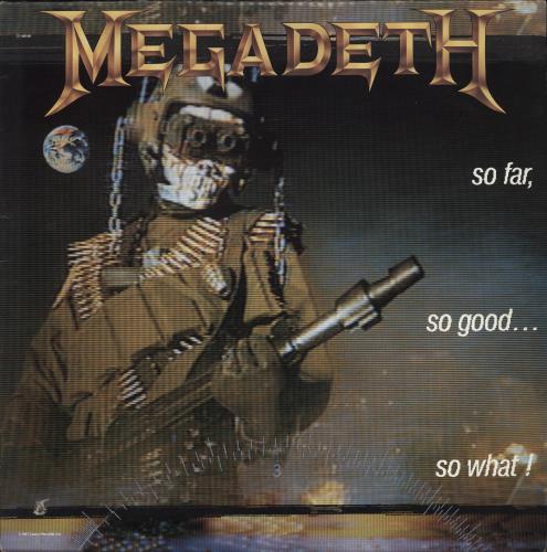 Megadeth So Far, So Good... So What! vinyl LP album (LP record) Canadian MEGLPSO780265