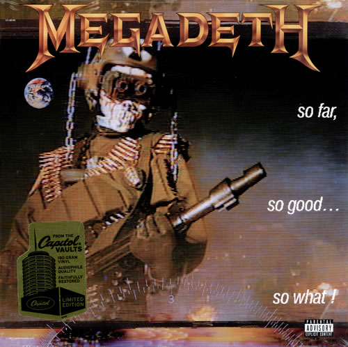 Megadeth So Far, So Good...So What! - 180 Gram Vinyl - sealed vinyl LP album (LP record) US MEGLPSO475513