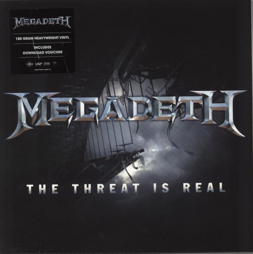 Megadeth The Threat Is Real - 180gm 12" vinyl single (12 inch record / Maxi-single) UK MEG12TH833543