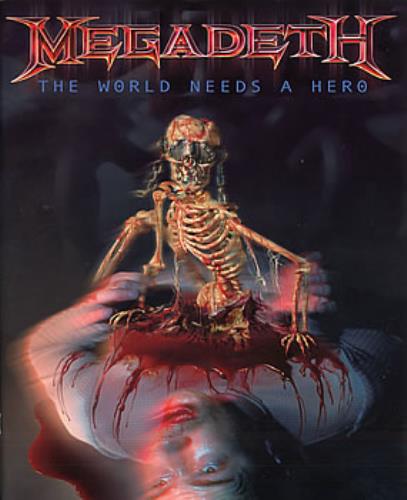Megadeth The World Needs A Hero tour programme UK MEGTRTH220606