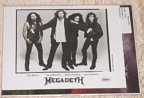 Megadeth Youthanasia media press pack US MEGPPYO47332