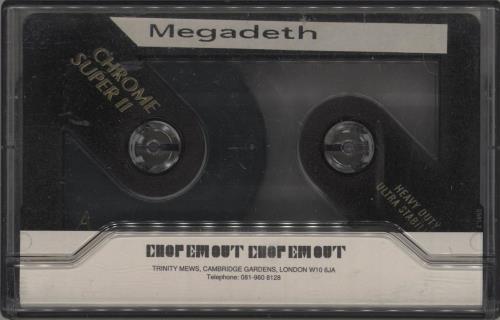 Megadeth Youthanasia cassette album UK MEGCLYO59934
