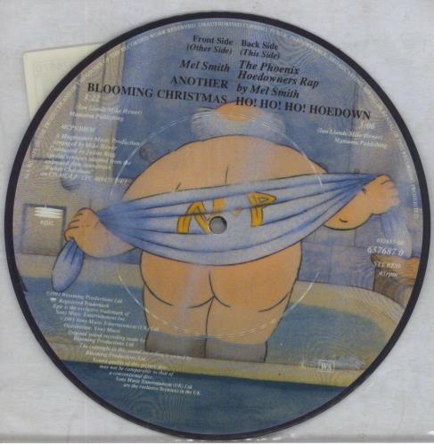 Mel Smith Another Blooming Christmas 7" vinyl picture disc (7 inch picture disc single) UK MLM7PAN825000