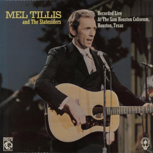 Mel Tillis Recorded Live At The Sam Houston Coliseum, Houston, Texas vinyl LP album (LP record) UK M11LPRE644614