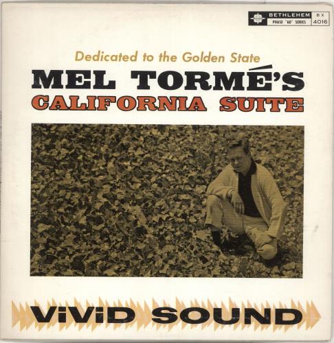 Mel Torm� California Suite vinyl LP album (LP record) US MT4LPCA711544