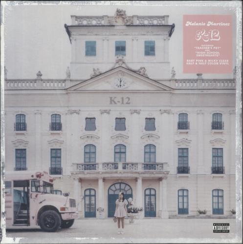 Melanie Martinez K-12 - Baby Pink & Milky Clear Split Vinyl - Sealed 2-LP vinyl record set (Double LP Album) UK 32M2LKB857751