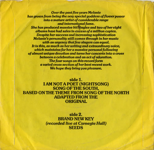 Melanie A Gift From Honey, October 1973 7" vinyl single (7 inch record / 45) UK MLA07AG576757