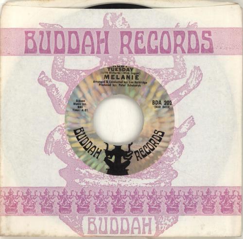 Melanie Ruby Tuesday - Wide 7" vinyl single (7 inch record / 45) US MLA07RU694356