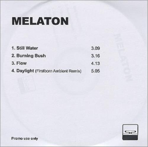Melaton Still Water CD-R acetate UK M\TCRST250498