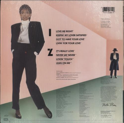 Melba Moore Never Say Never vinyl LP album (LP record) US MP3LPNE406091