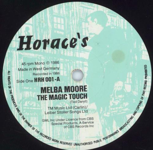 Melba Moore The Magic Touch 7" vinyl single (7 inch record / 45) German MP307TH815576
