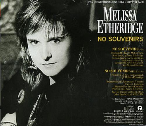 Melissa Etheridge No Souvenirs CD single (CD5 / 5") US ETHC5NO17409