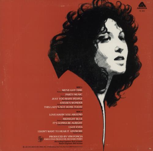 Melissa Manchester Melissa vinyl LP album (LP record) US MLRLPME837753