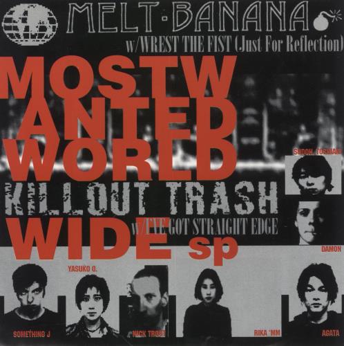 Melt Banana Most Wanted World Wide sp 7" vinyl single (7 inch record / 45) German 14L07MO861664