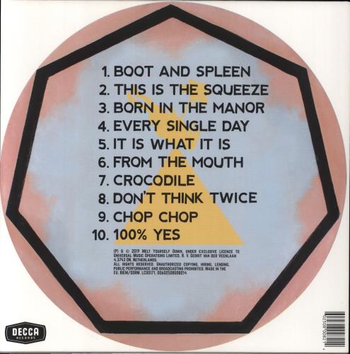 Melt Yourself Down 100% Yes - Gold Vinyl vinyl LP album (LP record) UK 7K8LPYE858568