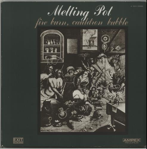 Melting Pot Fire Burn, Cauldron Bubble vinyl LP album (LP record) US OE2LPFI648629