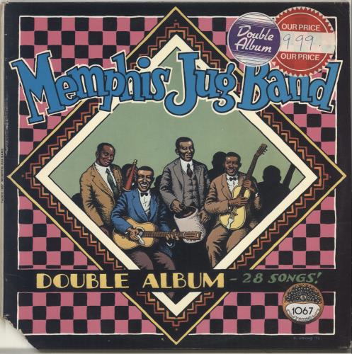 Memphis Jug Band Memphis Jug Band 2-LP vinyl record set (Double LP Album) US QH-2LME701566
