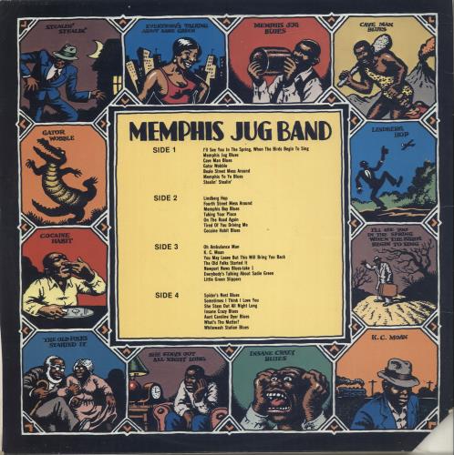 Memphis Jug Band Memphis Jug Band 2-LP vinyl record set (Double LP Album) US QH-2LME701566