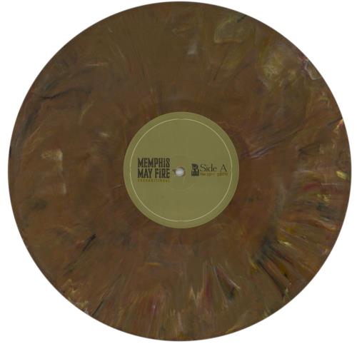 Memphis May Fire Unconditional - Brown Multi-Colour Burst Vinyl + CD vinyl LP album (LP record) US QEMLPUN863603