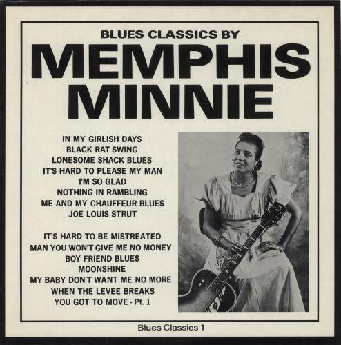 Memphis Minnie Blues Classics By Memphis Minnie vinyl LP album (LP record) US NTOLPBL877434