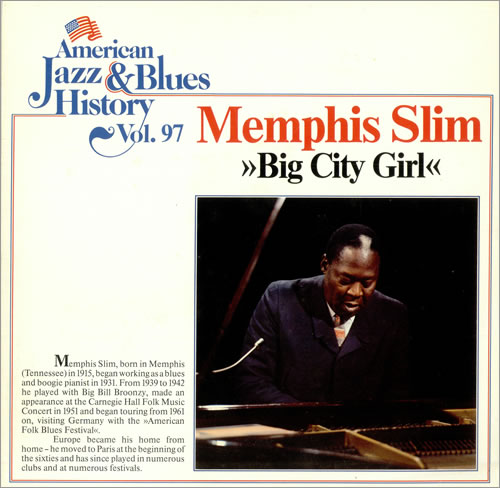 Memphis Slim Big City Girl vinyl LP album (LP record) German MEMLPBI498276