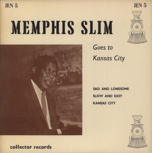 Memphis Slim Goes To Kansas City 7" vinyl single (7 inch record / 45) UK MEM07GO887814
