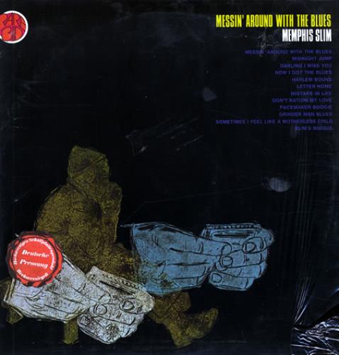 Memphis Slim Messin' Around With The Blues vinyl LP album (LP record) German MEMLPME372872