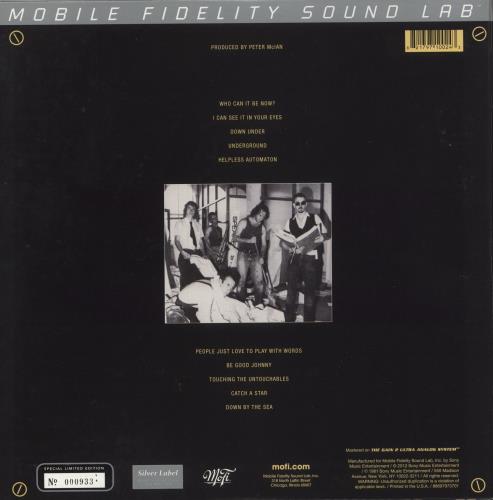 Men At Work Business As Usual - Silver Label Series vinyl LP album (LP record) US MENLPBU886083