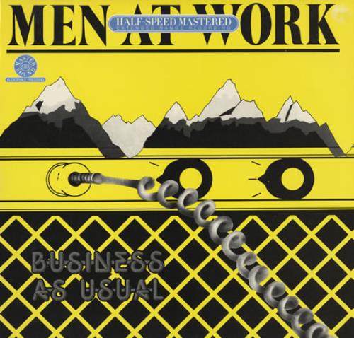 Men At Work Business As Usual vinyl LP album (LP record) US MENLPBU404414