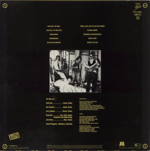 Men At Work Business As Usual vinyl LP album (LP record) UK MENLPBU878528