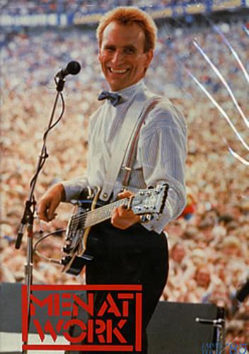Men At Work Japan Tour '85 tour programme Japanese MENTRJA289503