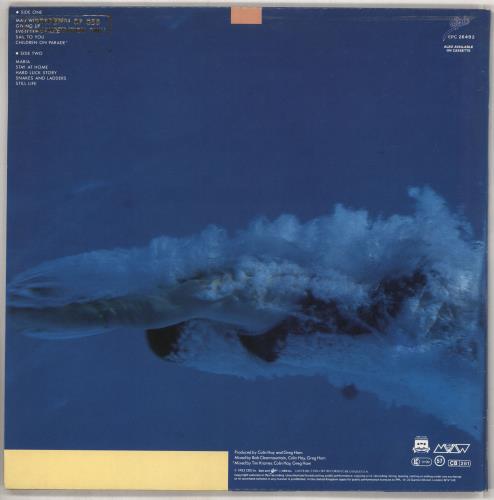 Men At Work Two Hearts - Gold promo stamped vinyl LP album (LP record) UK MENLPTW738081