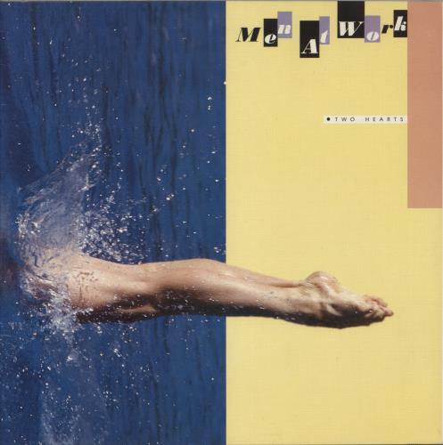 Men At Work Two Hearts vinyl LP album (LP record) New Zealand MENLPTW877343