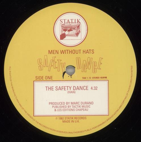 Men Without Hats The Safety Dance 12" vinyl single (12 inch record / Maxi-single) UK MWH12TH35476