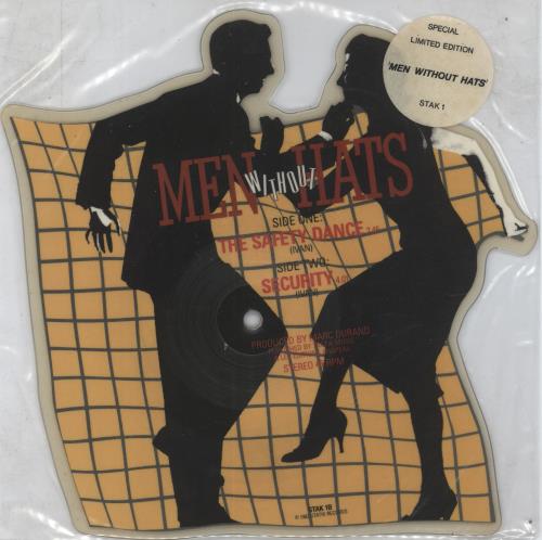 Men Without Hats The Safety Dance shaped picture disc (picture disc vinyl record) UK MWHSHTH67446
