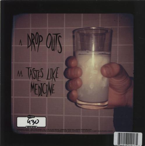 Menace Beach Drop Outs - Blue Vinyl + Numbered Sleeve 7" vinyl single (7 inch record / 45) UK O4607DR680669