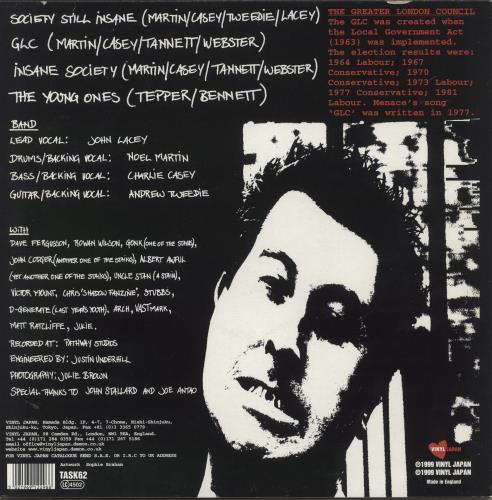 Menace Society Still Insane 12" vinyl single (12 inch record / Maxi-single) UK MN012SO866545